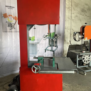 50型带锯机圆木小型曲线轻便开板家用切割推台多功能板锯木工立式