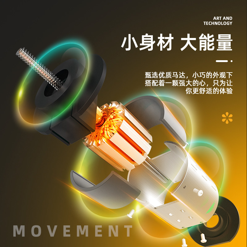 汽车车载办公室家用充电多功能电动座椅按摩加热护腰靠垫腰靠腰垫