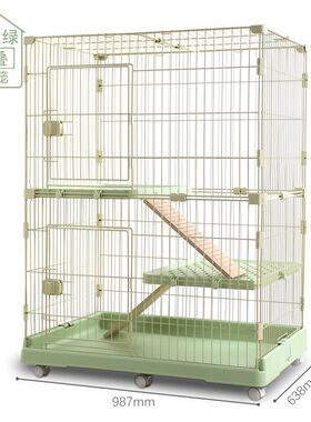 创逸兔笼单层双层猫笼兔子笼子家用室内专用大号小兔笼养兔宠物兔