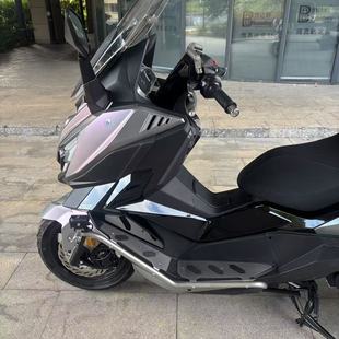 适用三阳巡弋250护杠Cruisym保险杠300防摔杠射灯架踏板改装配件