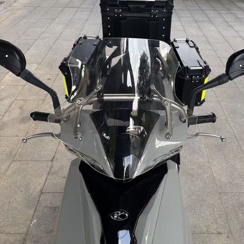 光阳ks125前挡风板改装