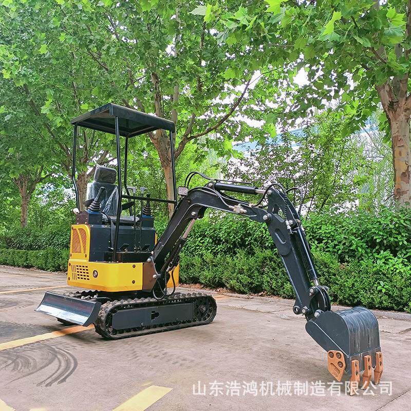 履带小型先导操作小钩机 农用挖掘机柴油双缸动力15型挖土机