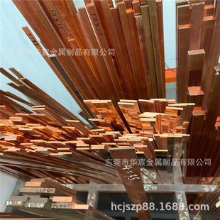 定尺精密切割 T2红铜方块 15x15mm 10x10 工业制品原料 紫铜条8x8