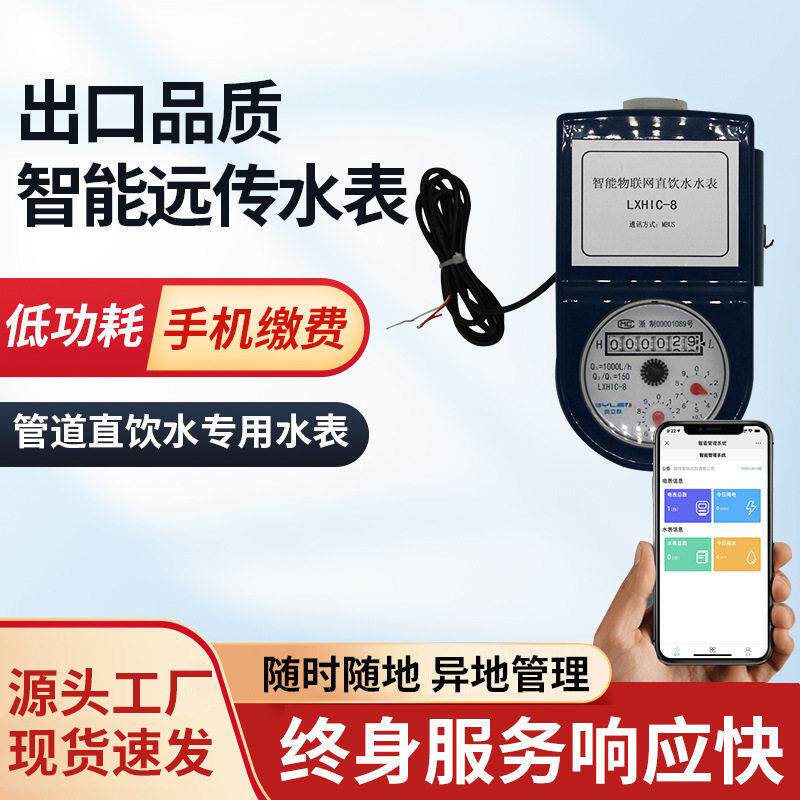 可定制冷水直饮水水表商用不锈钢纯净水表容积式水表智能水表配件