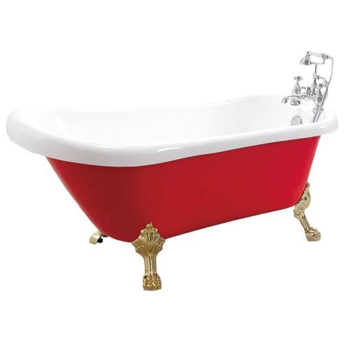 厂供1.4/1.5/1.6/1.7m彩色亚克力贵妃浴缸老虎脚 slipper bathtub