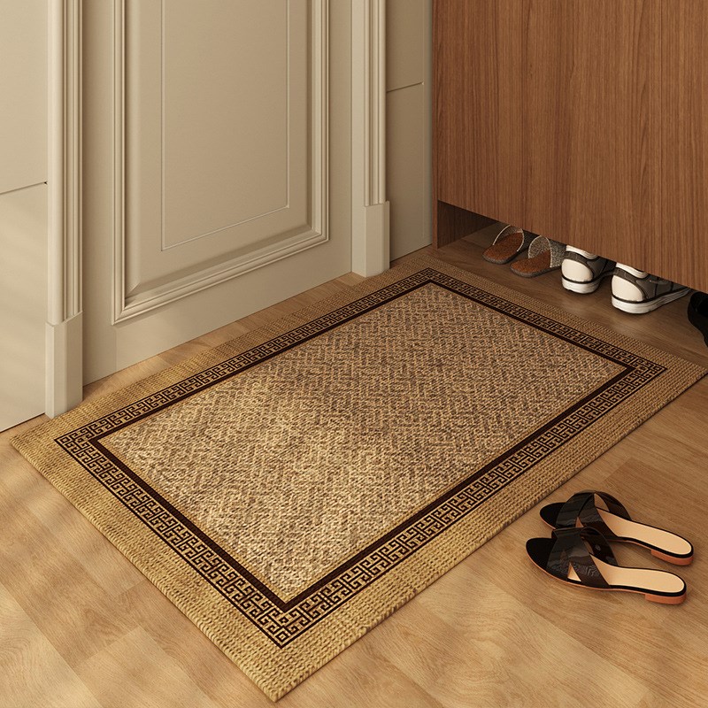 防亚麻入户地垫入户门防滑地毯高级感门口进门垫室内玄关入门脚垫
