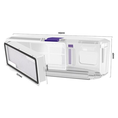 徽曦适配云鲸Narwal扫地机器人J5/J4/J4Lite集尘盒垃圾盒滤网配件