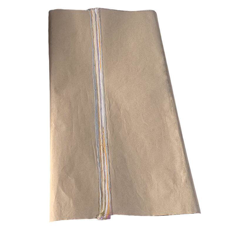 彩色清水手工云龙皮纸仿古国画宣纸画画四尺半生半熟毛笔构皮纸