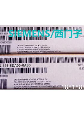 6ES75455DA000AB0原装 PROFIBUS-DP接口的模块6ES7545-5DA00-0AB0
