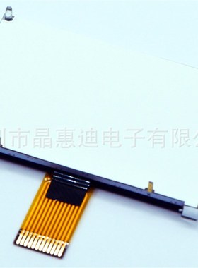 供应lcd液晶显示屏/256128点阵/2.7寸/黑底白字/SFTN/负显/串口屏