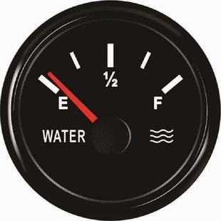 24V 汽车卡车挖机船舶游艇水表 水位表水箱表液位表 带背光灯 12V