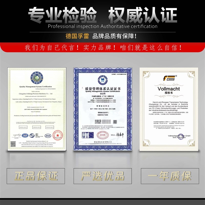 德国孚雷厂家定制100系列直线导轨滑块线轨 高精密直线滑台KK模组