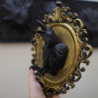跨境Gothic Frame Wall Art Decor哥特式生物框架墙壁艺术装饰品