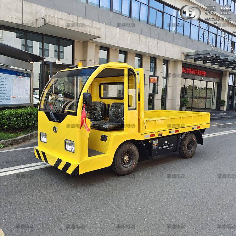 杭州四轮平板场内物料转运电动搬运车