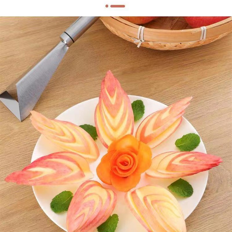 切水果神器三角推刀网红全套工具花式造型模具拼盘专用雕刻摆盘苹