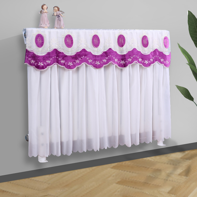 暖气遮挡板暖气罩 暖气片罩防熏黑防尘美家不透色免打孔暖气罩