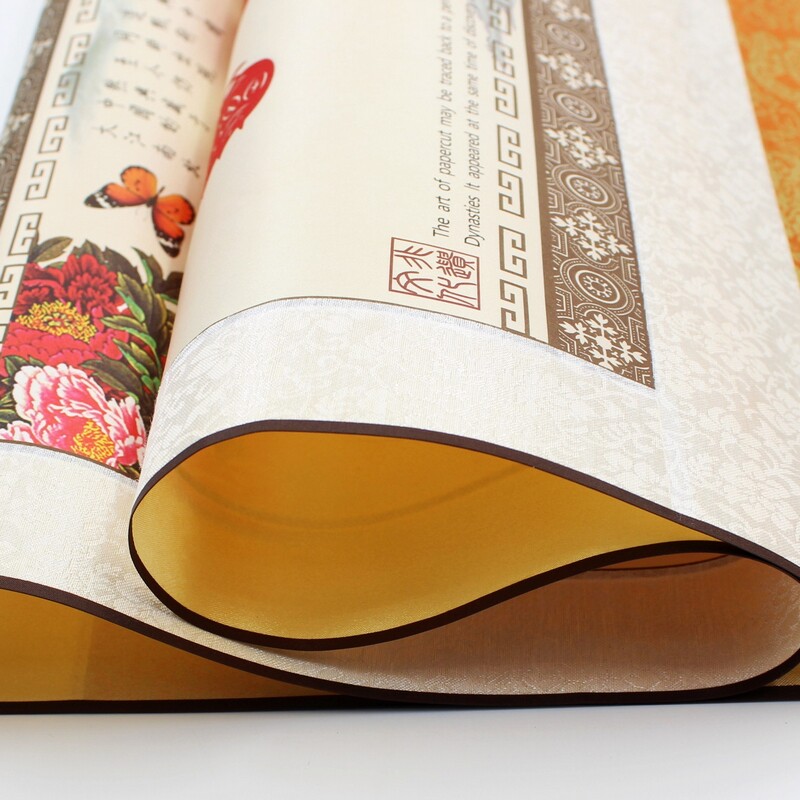 丝绸剪纸画 装饰画送老外的中国特色礼物外事礼品中国风出国礼品