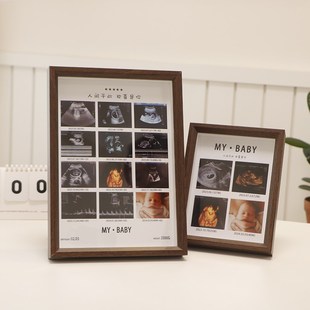 宝宝四维照片彩超相框摆台NT孕期B超打印照片婴儿出生纪念照礼物
