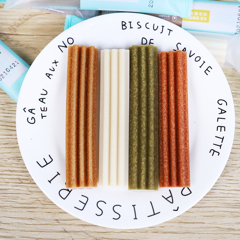 10支昵趣洁齿骨狗狗零食丰字磨牙棒耐咬磨牙骨补营养清新咬胶泰迪