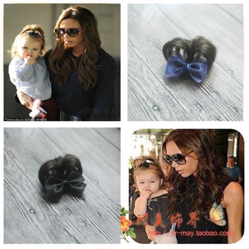 儿童假发头饰发饰小童安全夹毛毛夹男宝宝婴儿假发卷发发饰汗毛夹