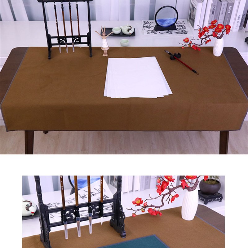 书画毛毡毛毡垫书画毡书法毡儿童毛笔字毡垫国画毛毡可水洗毛毡布