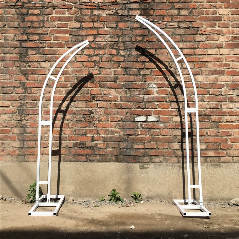 爬藤支架半圆弧拱形门铁艺花园路引庭院装饰户外月季紫藤别墅葡萄