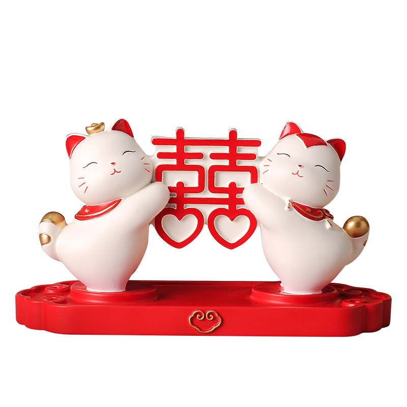 新婚礼物送新人新娘闺蜜情人节喜庆婚庆摆件周年纪念订婚结婚礼品