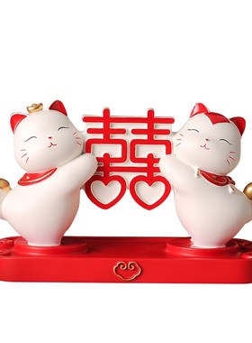 新婚礼物送新人新娘闺蜜情人节喜庆婚庆摆件周年纪念订婚结婚礼品