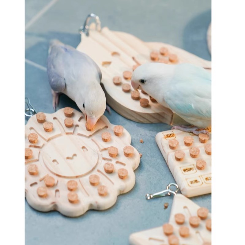 小鸡拔丁丁益智玩具啃咬解闷磨牙虎皮牡丹玄凤鹦鹉玩耍鸟笼用品