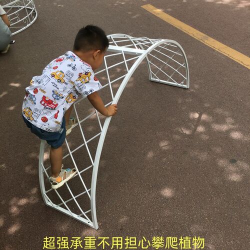 铁艺拱门垛网格大门爬藤架别墅拱门架子庭院门柱拱形花架定做门头