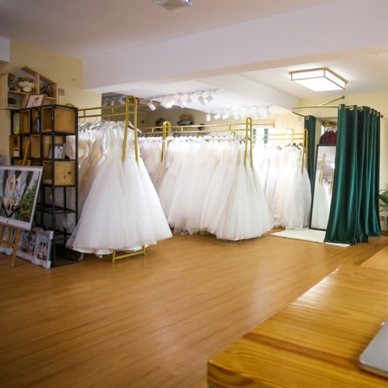 婚纱架影楼专用展示架礼服架子旗袍铁艺挂衣架高档落地欧式道具货