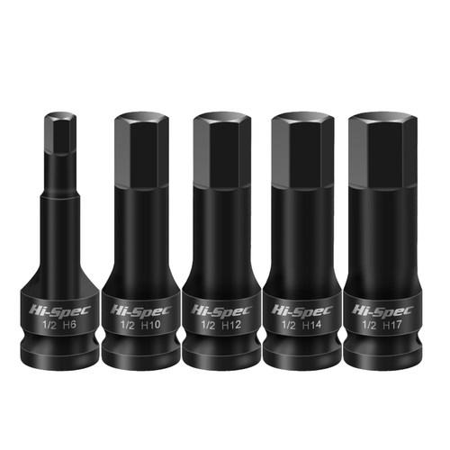 电动扳手风炮内六角套筒 t30t40t50梅花批头m10m14内六角工具套装