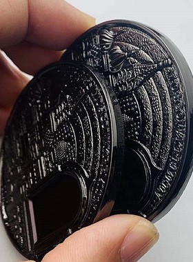 俄罗斯2012帕劳克里姆林宫建筑镍古银纪念章 工艺55mm硬币纪念币