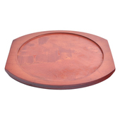 碳烤炉托盘木垫铸铁炉托板隔热木质底托烤肉炉餐桌垫加厚防滑桌垫