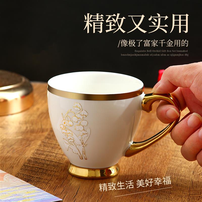 生日礼物送女朋友闺蜜实用保温水杯送老师高档咖啡杯三八节伴手礼