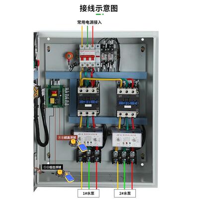 缺相保护水泵控制箱电动机综合保护器液位浮球潜污泵排污泵控制柜
