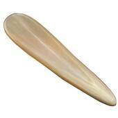 天然牛角刮痧按摩板片身体美容板面部脸部安抚小工具长15 17厘米