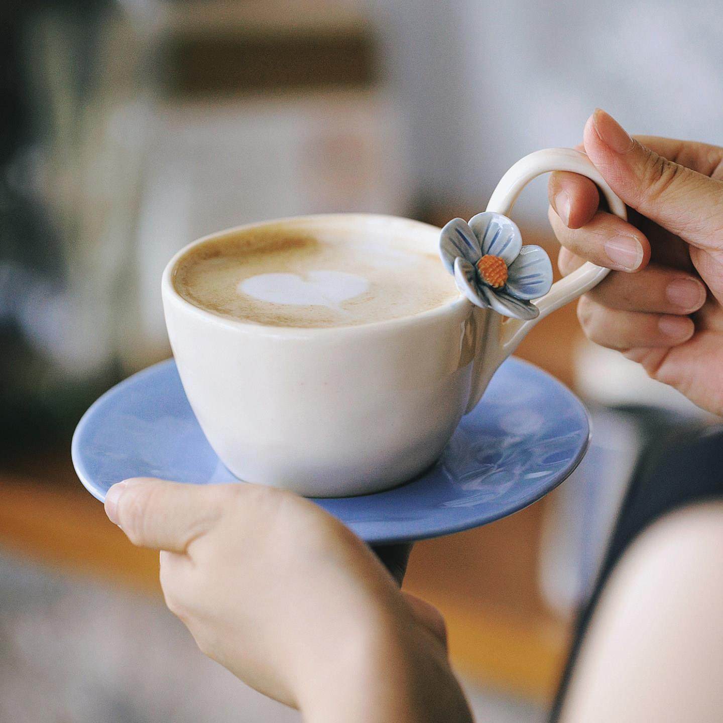 泽滕家杯碟套装新款少女心韩式浮雕小花拉花拿铁下午茶送闺蜜礼物,餐饮具,马克杯,淘宝优惠券,粉丝福利购,淘宝优惠卷
