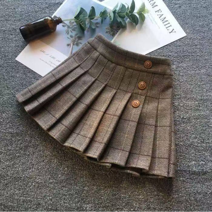 女童短裙冬半身裙加绒洋气百搭儿童毛呢百褶裙加厚中大童裙子新款,童装/婴儿装/亲子装,半身裙,淘宝优惠券,粉丝福利购,淘宝优惠卷