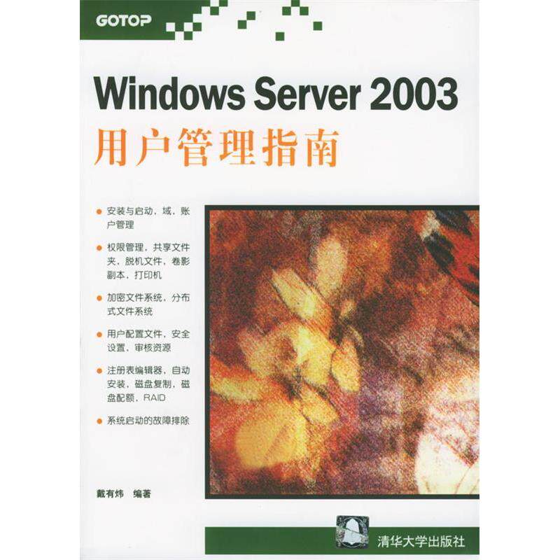 【正版书包邮】WindowsServer2003用户管理指南戴有炜清华大学出版社