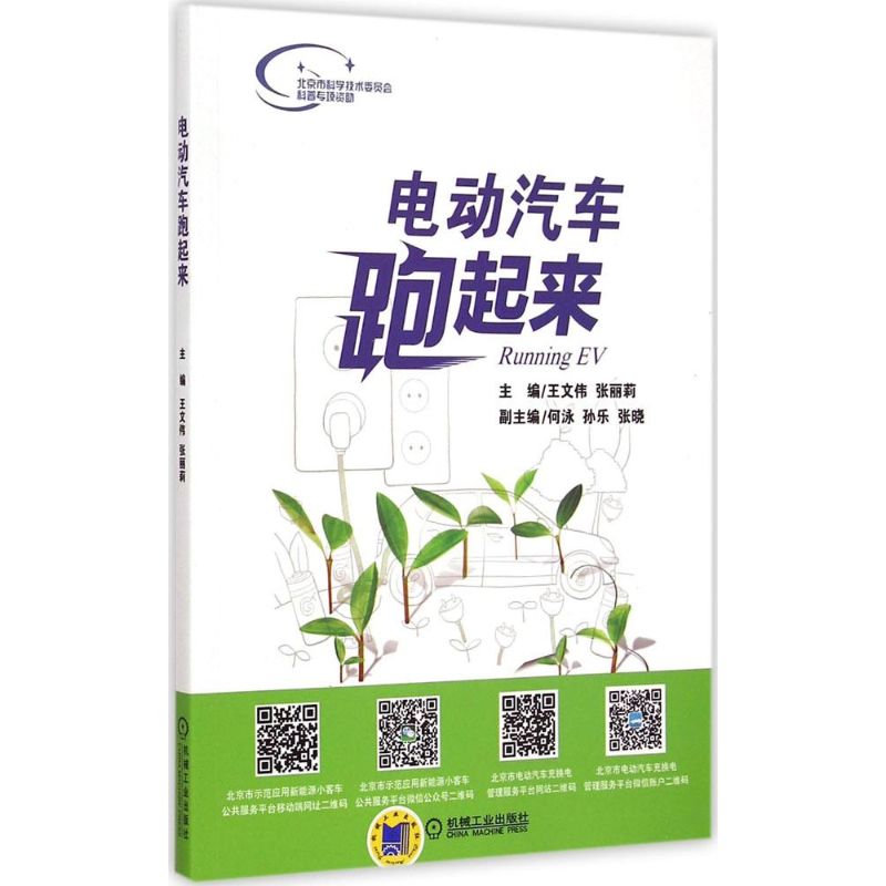 【正版书包邮】电动汽车跑起来王文伟机械工业出版社