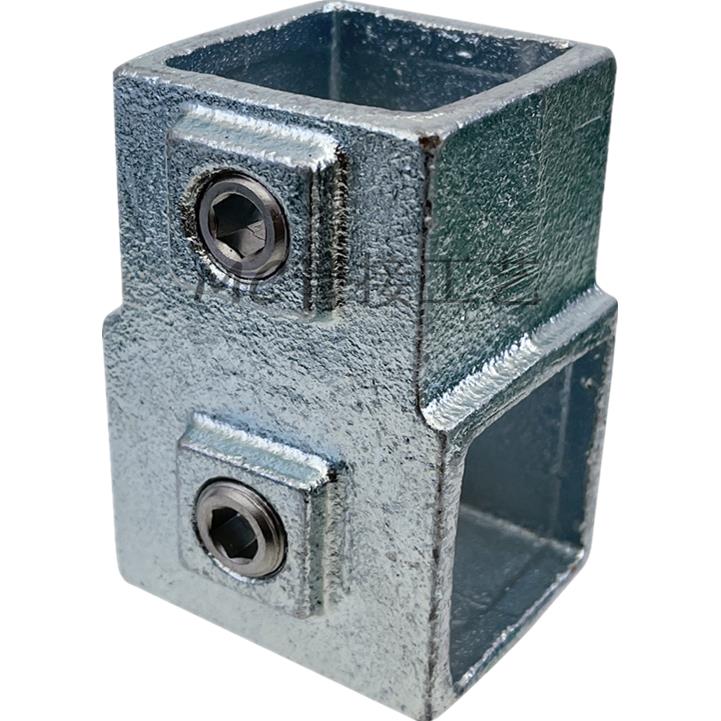 钢管接头连接器40方管连接镀锌配件钢管固定支架转角免焊接紧固件图片