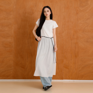 长裙AY43LQ269 叠穿神器开叉设计感无袖 AIRIQI吊带连衣裙秋季 新款