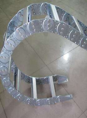 TLII型钢制拖链 304不锈钢金属拖链坦克链桥式TL65III型钢铝拖链