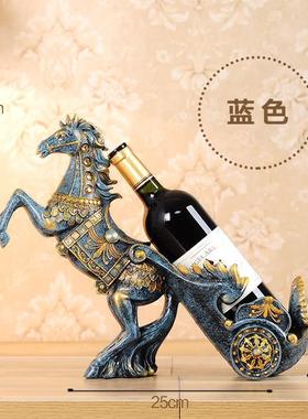 欧式天鹅红酒架摆件创意简约现代酒柜别墅乔迁家居工艺装饰品
