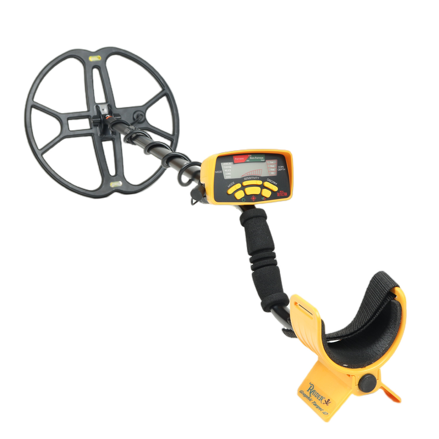 金属探测器小型高精度探测仪手持式地下寻宝考古户外探测仪器可视