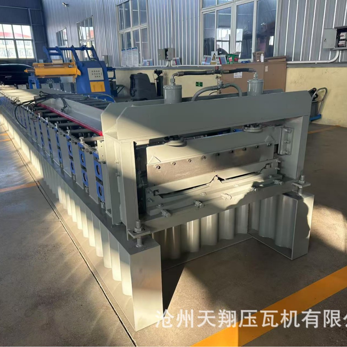 厂家供应全自动角驰820压瓦机角驰配件波浪瓦双层压瓦机