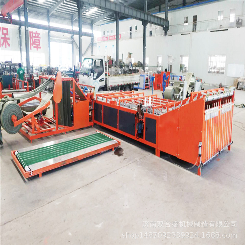 厂家直供编织袋冷切割缝合一体设备 全自动覆膜袋切割缝合设备