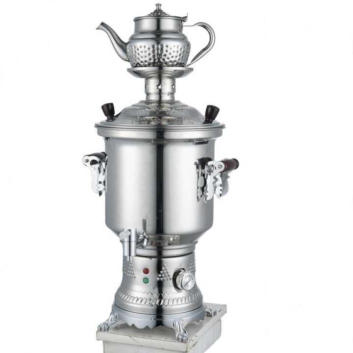 俄罗斯热水壶大容量10 升电动保温茶具茶炊热水壶带水龙头热水壶