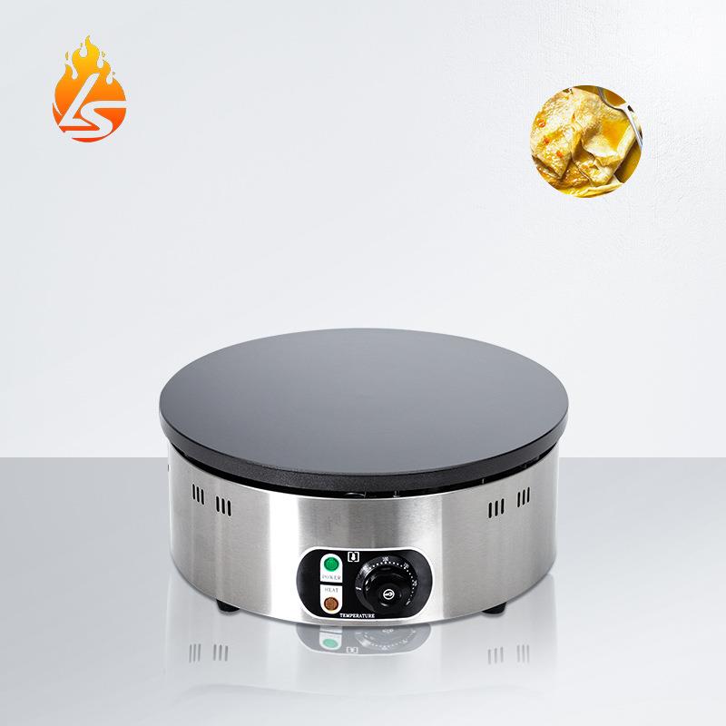 跨境商用班戟炉杂粮煎饼果子印度飞饼可丽饼不锈钢台式电热班戟炉